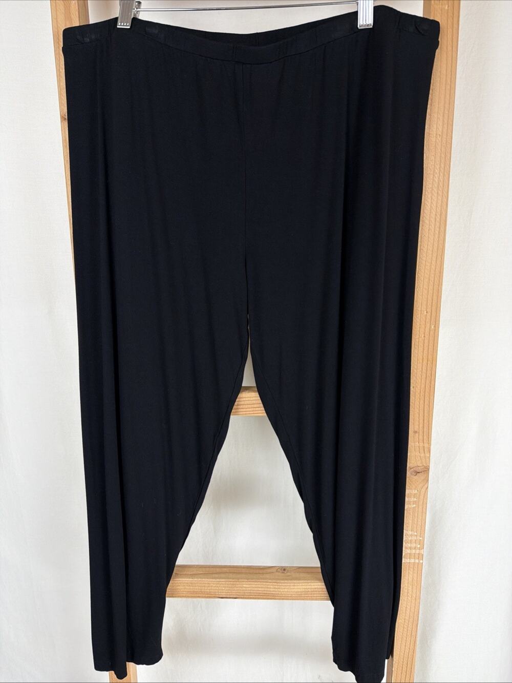 NWT Kleen "Heart String" Black Straight Leg Leggings Pants #0846 3X